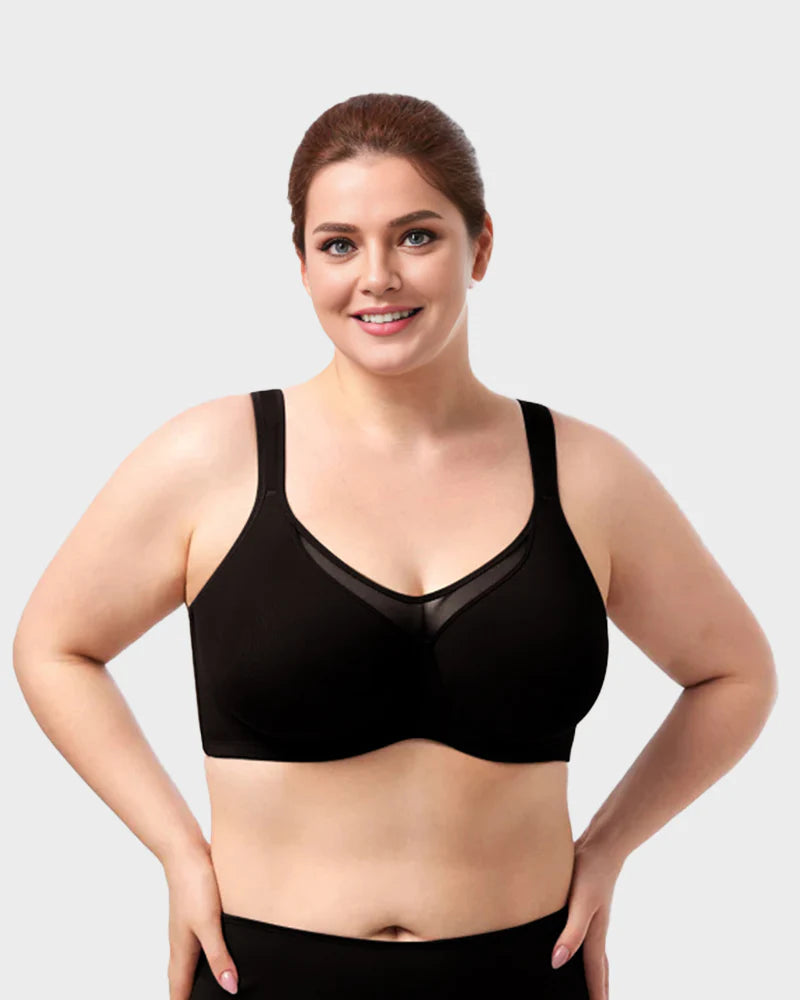 Plus Size Cooling Full Coverage Minimizer Bra